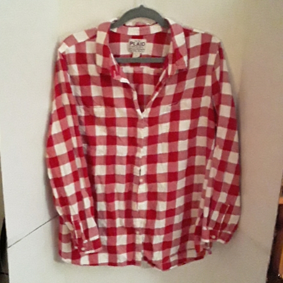 Old Navy Other - Old Navy men's red and white flannel